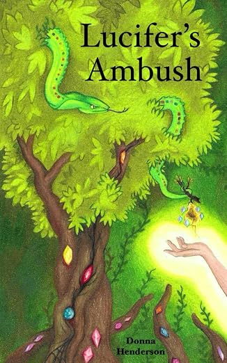 Published cover of Lucifer’s Ambush, with cover artwork by Emily LePrell